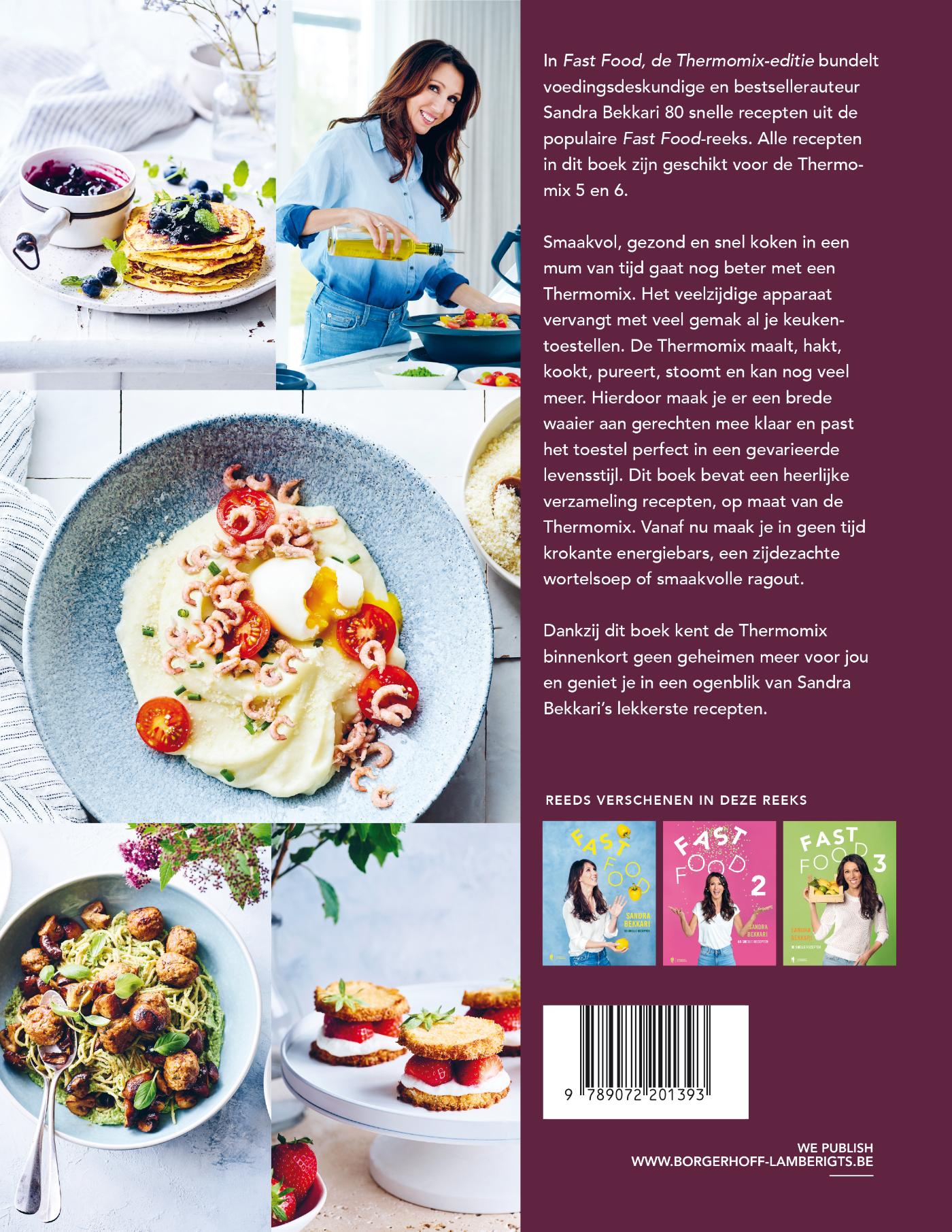 Achterkant van Fast Food, de Thermomix