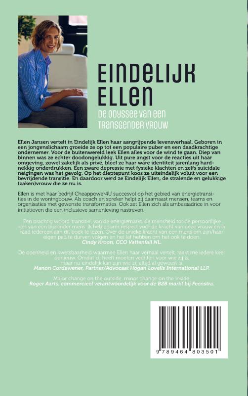 Achterkant van Eindelijk Ellen