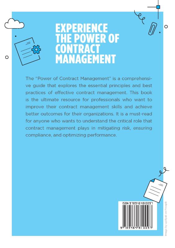 Achterkant van Experience the power of Contractmanagement