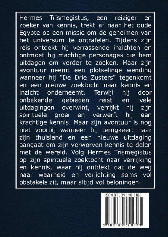 Achterkant van Het Reisdagboek van Hermes Trismegistus