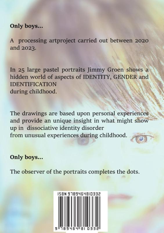 Achterkant van Only boys...