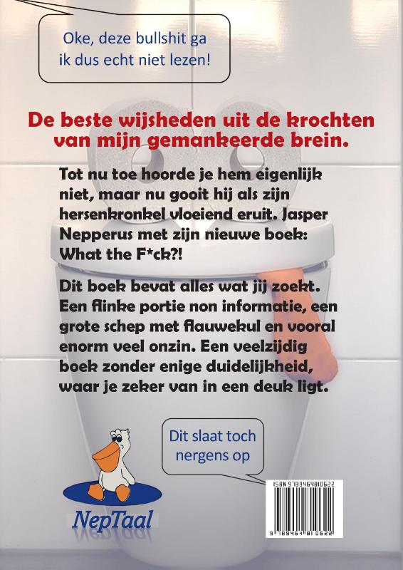 Achterkant van What the f*ck