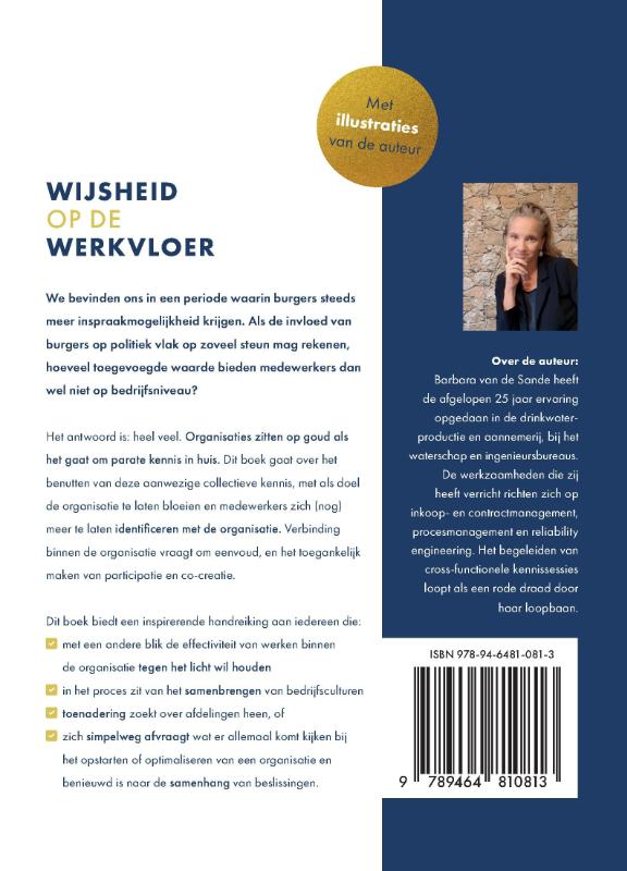 Achterkant van Wijsheid op de werkvloer