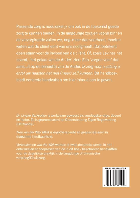Achterkant van En als we nu weer eens gewoon gingen ‘zorgen voor’?