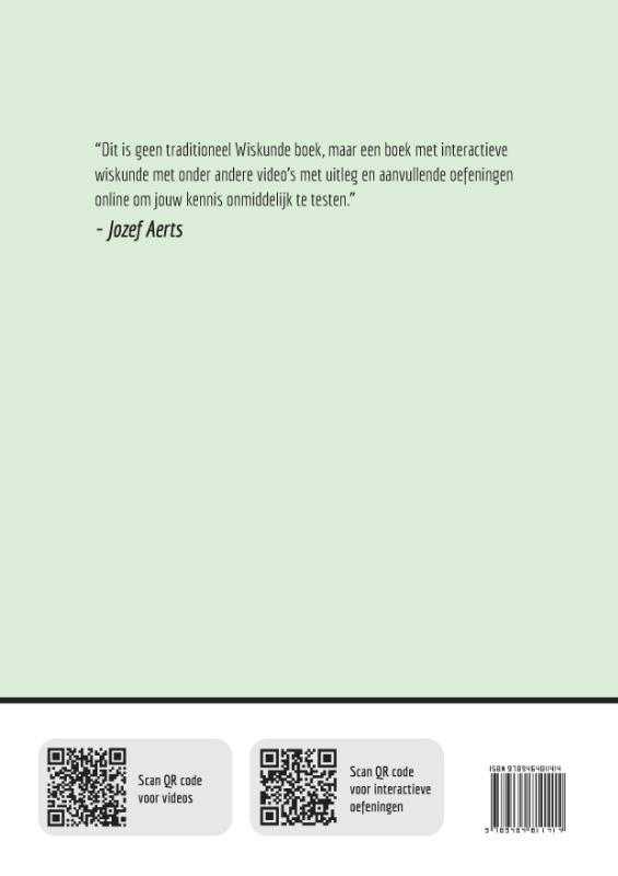 Achterkant van VWO Wiskunde A
