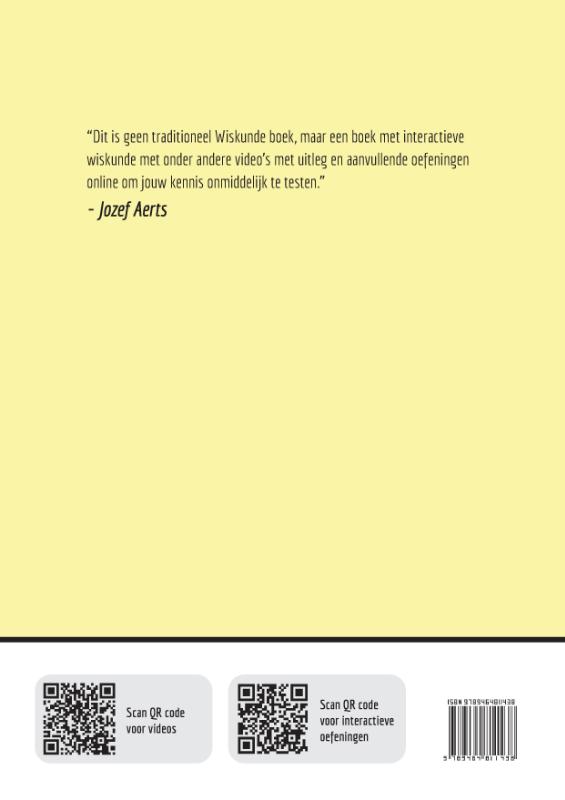 Achterkant van VWO Wiskunde B