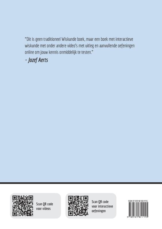 Achterkant van VWO Wiskunde C