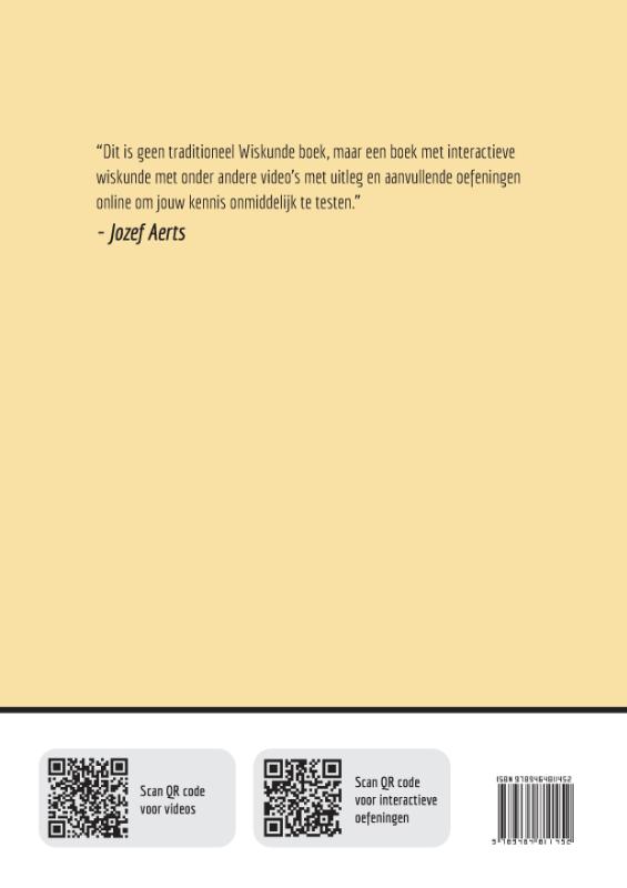 Achterkant van Havo Wiskunde A