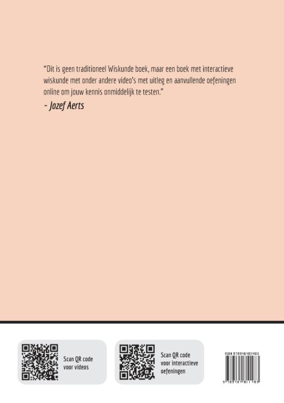 Achterkant van VMBO BB Wiskunde