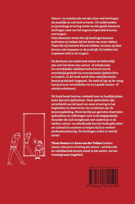 Achterkant van Leren, denken en werken als Natuur- en Scheikundedocent
