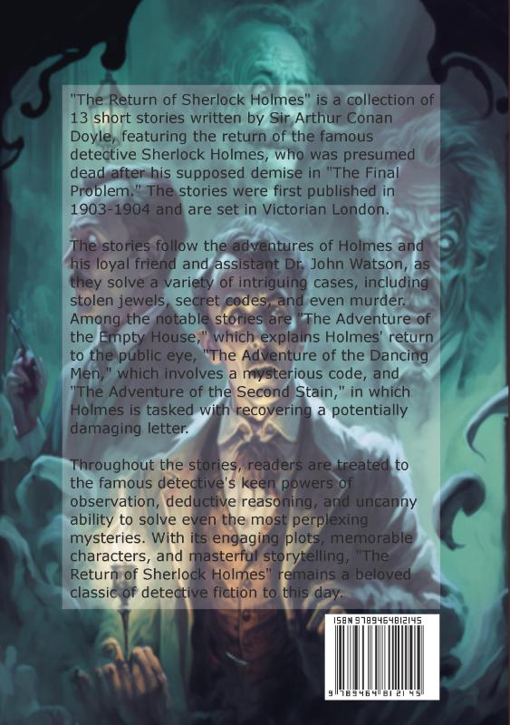 Achterkant van The Return of Sherlock Holmes