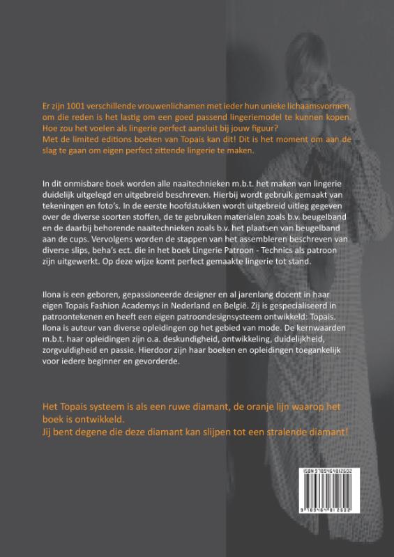 Achterkant van Lingerie Sew Technics verkoop