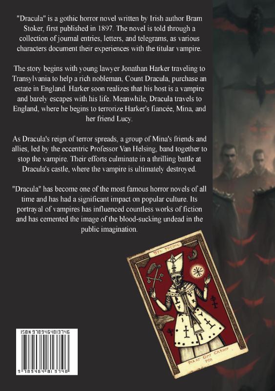 Achterkant van Dracula