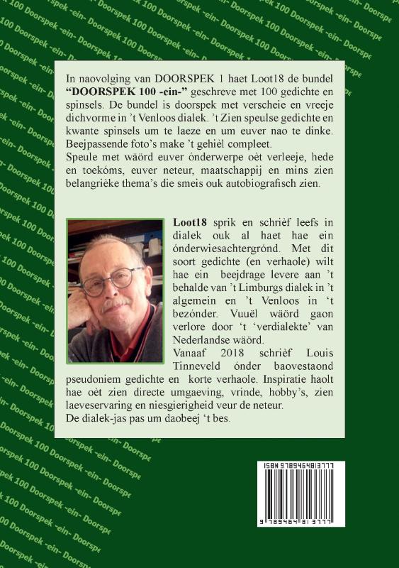 Achterkant van DOORSPEK100 -ein-
