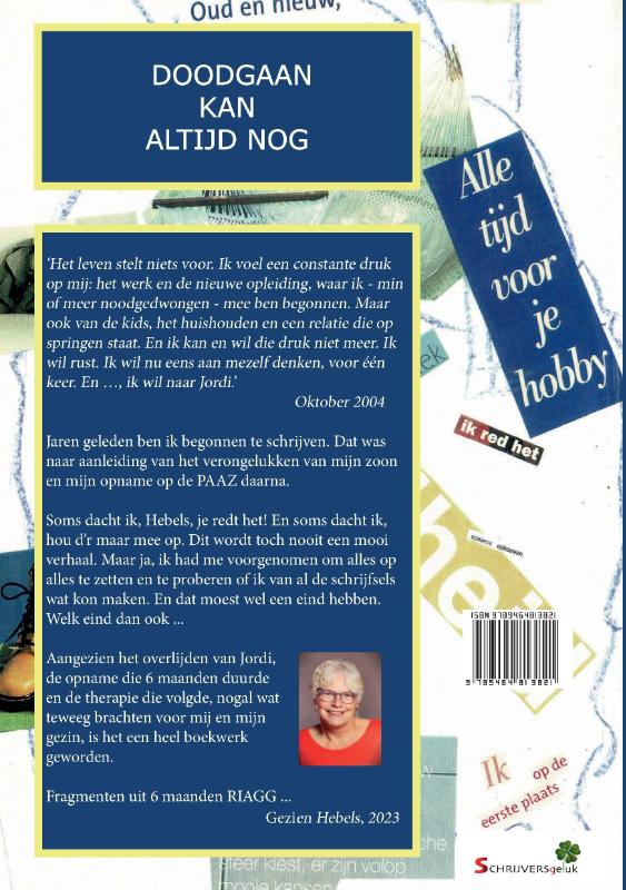 Achterkant van Doodgaan kan altijd nog