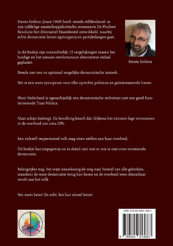 Achterkant van Het Nederlandse volk verdient een echte democratie