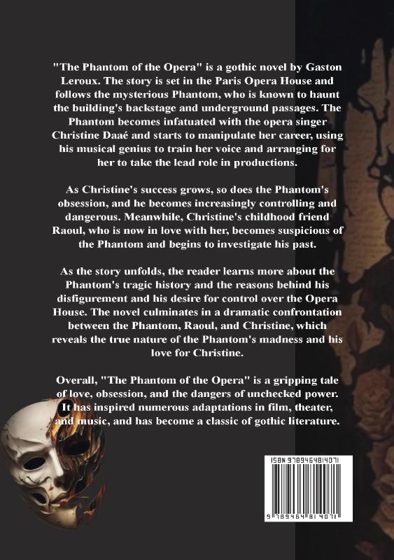 Achterkant van The Phantom of the Opera