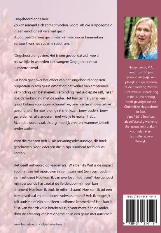 Achterkant van Ongehoord ongezien