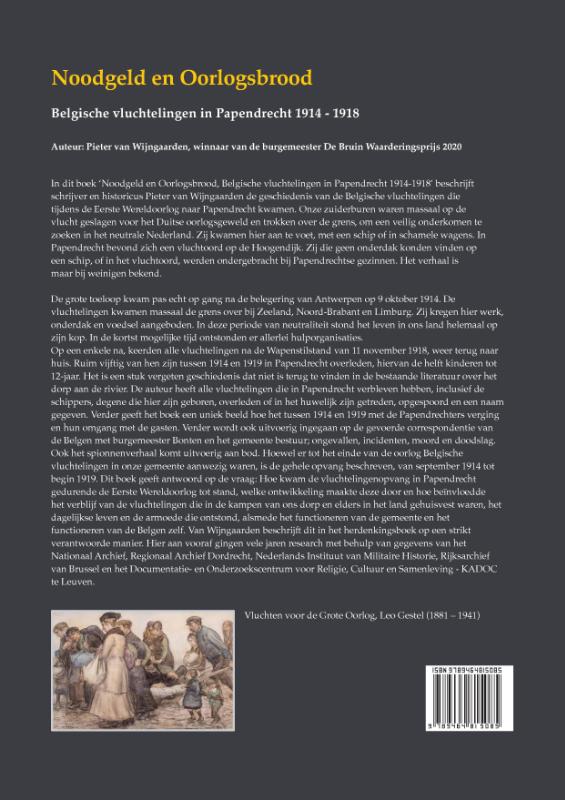 Achterkant van Noodgeld en oorlogsbrood - Belgische vluchtelingen in Papendrecht 1914 - 1918