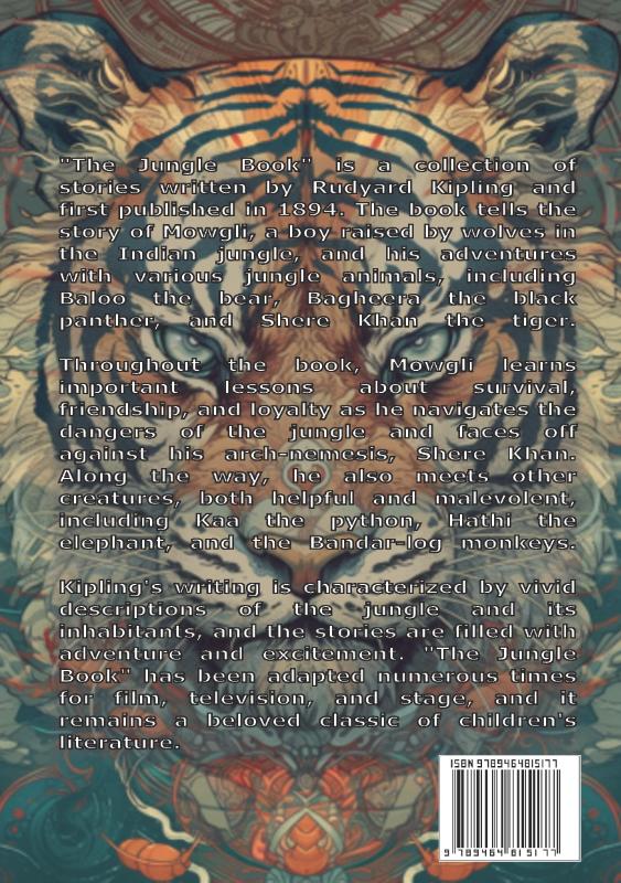 Achterkant van The Jungle Book