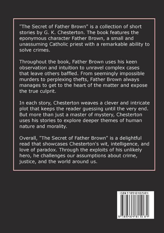 Achterkant van The Secret of Father Brown