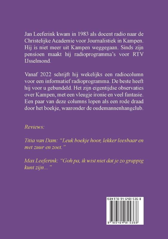 Achterkant van De oudemannenhangclub