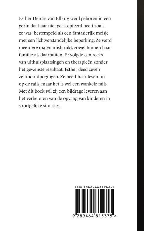 Achterkant van Verscheurde jeugd
