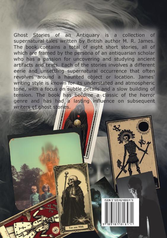 Achterkant van Ghost Stories of an Antiquary