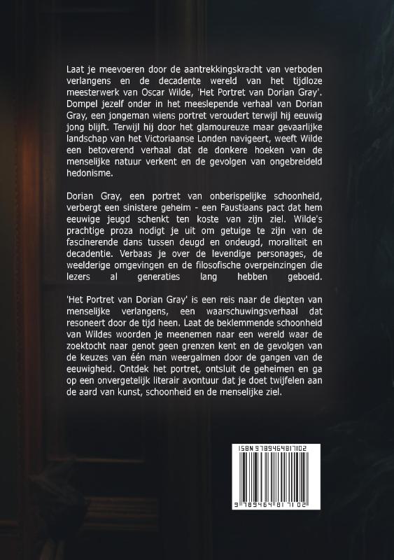 Achterkant van Het Portret van Dorian Grey