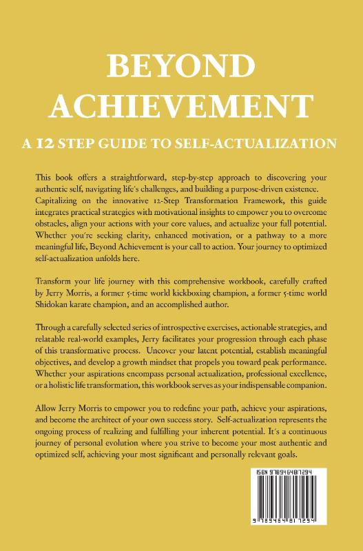 Achterkant van Beyond achievement