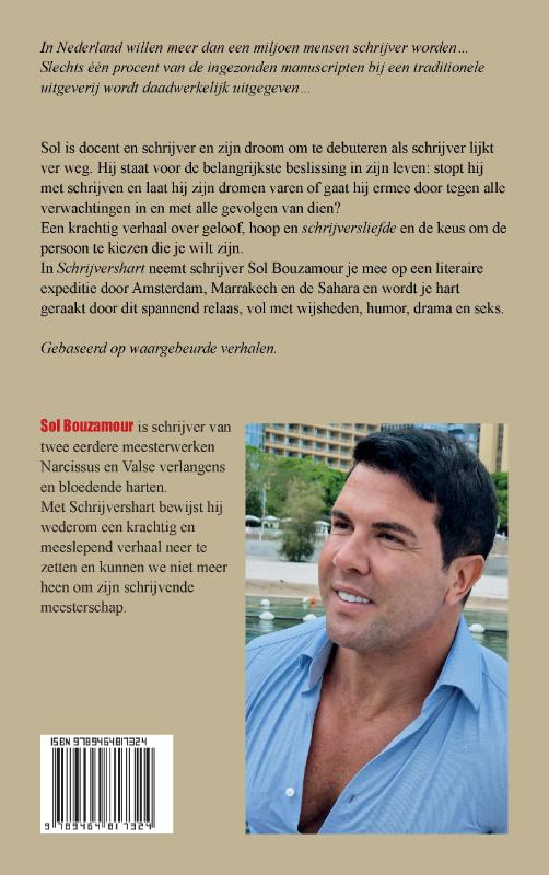 Achterkant van Schrijvershart