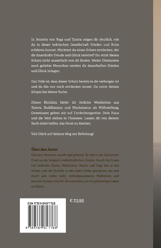 Achterkant van Jenseits von Yoga und Tantra