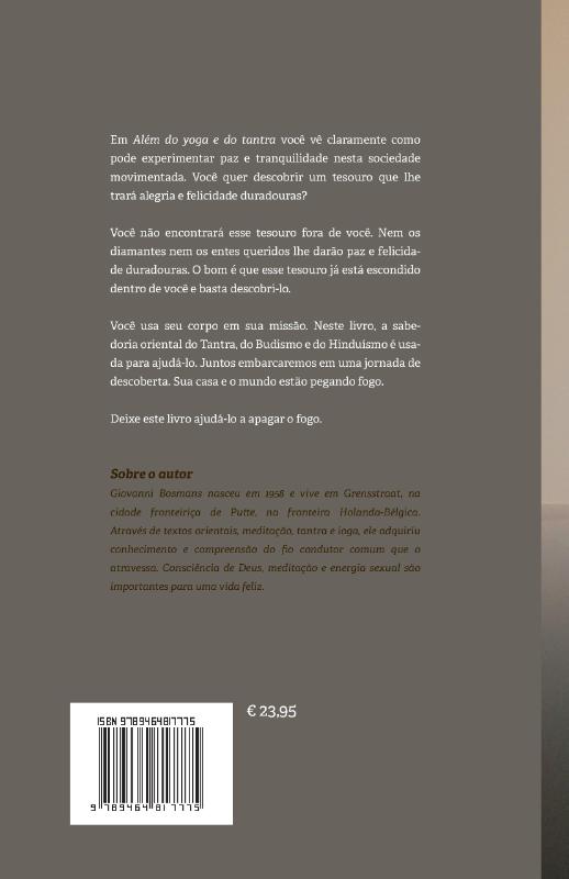 Achterkant van Além do yoga e do tantra