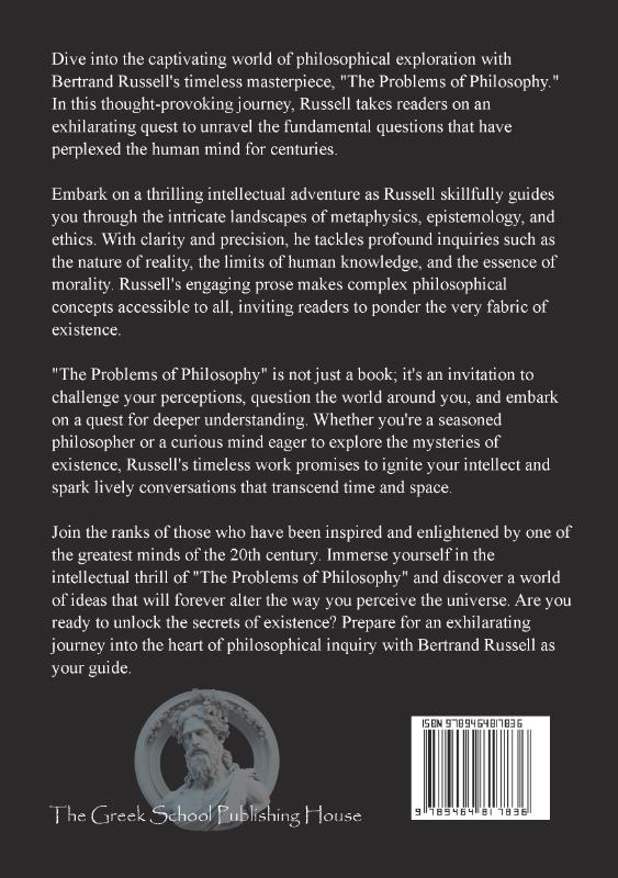 Achterkant van The Problems of Philosophy