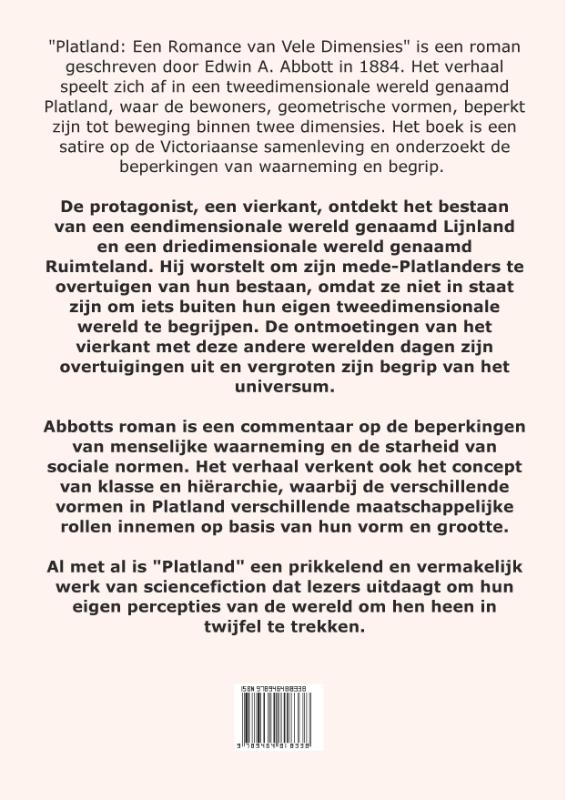 Achterkant van Platland: