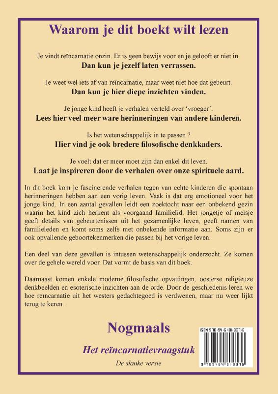 Achterkant van Nogmaals