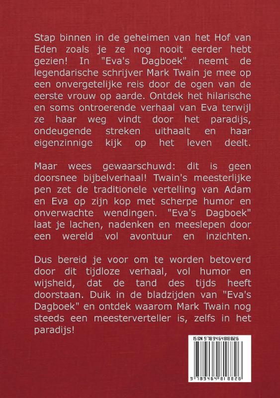 Achterkant van Eva's Dagboek
