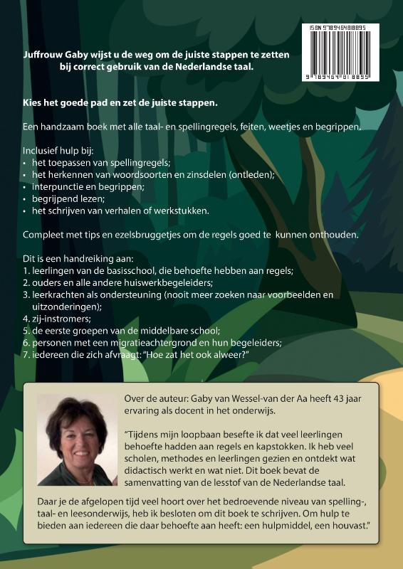 Achterkant van Ruggensteuntjes