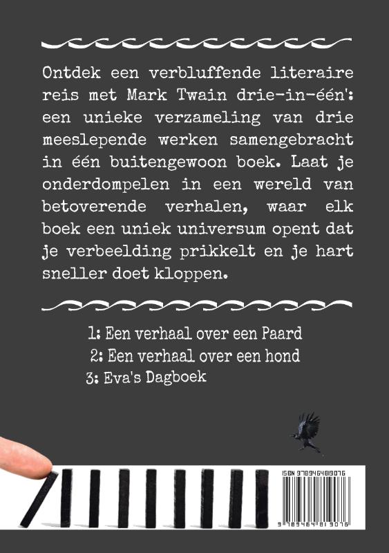 Achterkant van Mark Twain