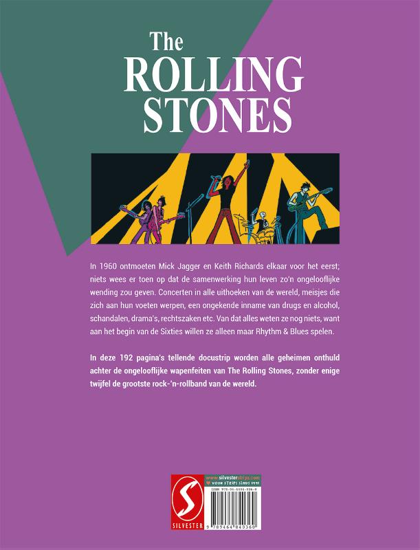 Achterkant van The Rolling Stones