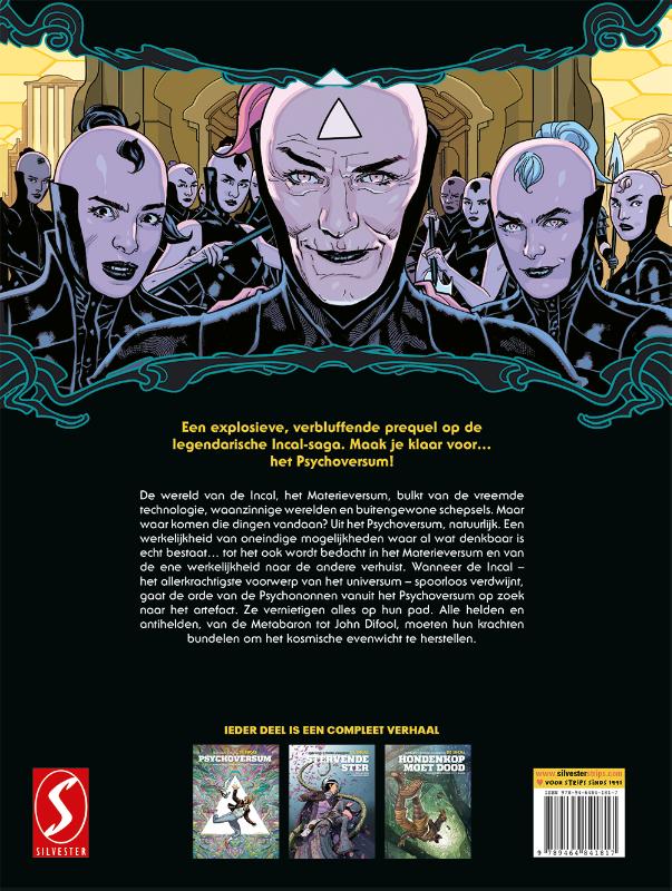 Achterkant van De Incal: Psychoversum
