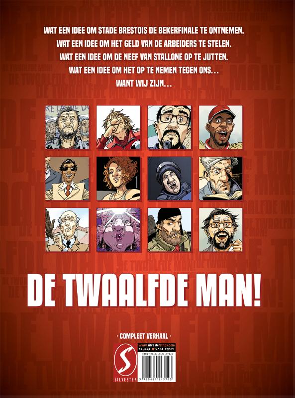 Achterkant van De twaalfde man!