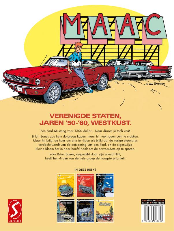 Achterkant van Mustang