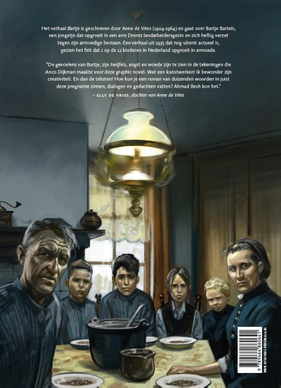 Achterkant van Bartje - de graphic novel