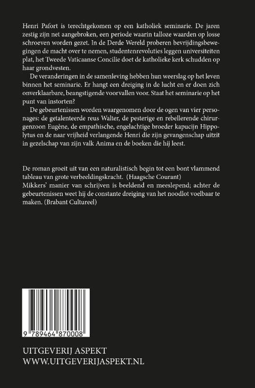 Achterkant van Het einde van de eeuwigheid 1961-1968