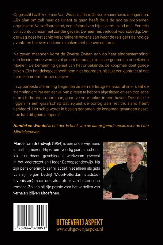 Achterkant van Handel en wandel