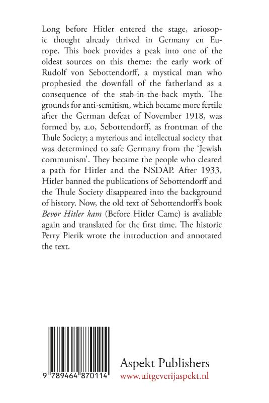 Achterkant van Thule and the Third Reich