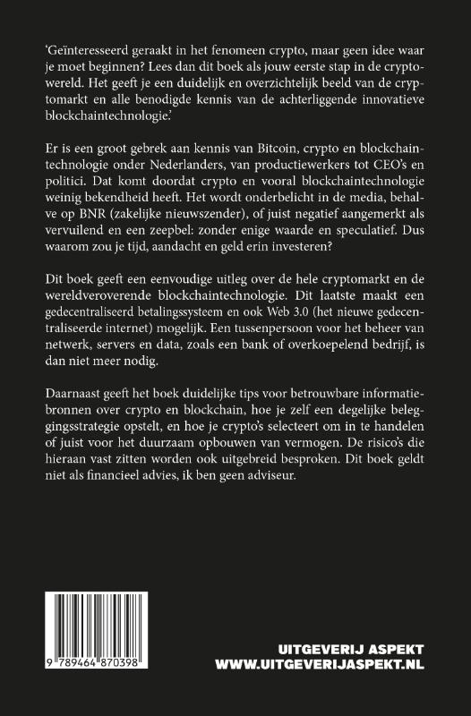 Achterkant van Het Cryptohandboek
