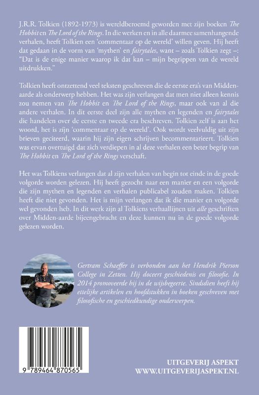 Achterkant van Commentaar op de wereld van J.R.R. Tolkien