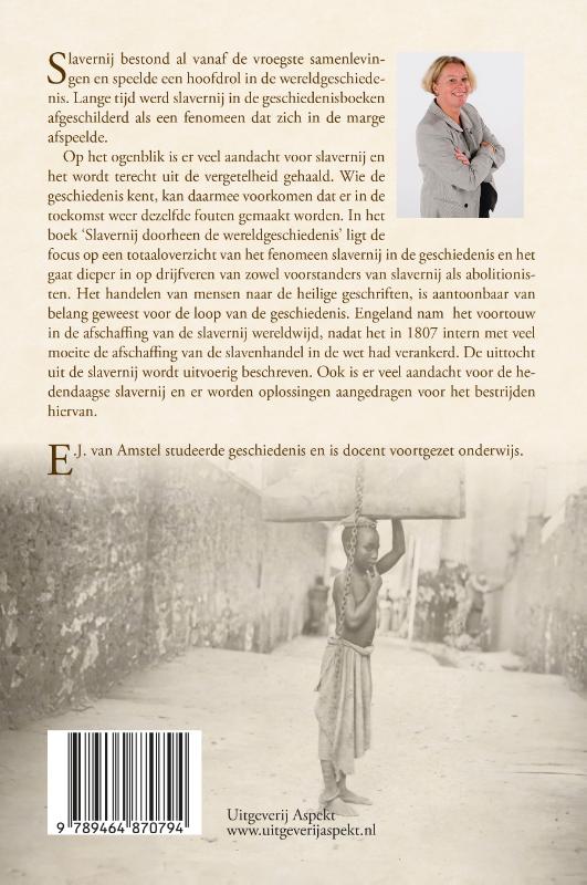 Achterkant van Slavernij doorheen de wereldgeschiedenis